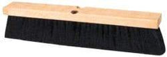 Ability One - 30" Smooth Surface Polypropylene Push Broom - 3" Bristle Length, Wood Block, Threaded Handle Connection - Americas Industrial Supply