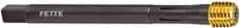 LMT - 0.4724 Inch Shank Diameter, 0.354 Inch Square, 4.331 Inch Overall Length, Replaceable Tip Thread Forming Tap - 1.969 Inch Max Tapping Depth - Americas Industrial Supply