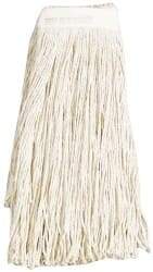 Ability One - 5" Large Synthetic Cut End Mop Pad - Quick Change Connection - Americas Industrial Supply