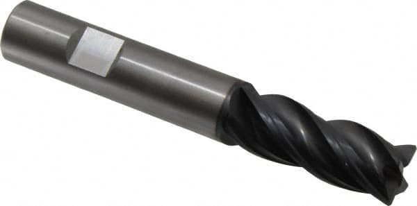 OSG - 5/8", 4 Flute, Single End, Solid Carbide, Corner Chamfer End Mill - 4-1/8" OAL, 35° Helix, Right Hand Flute, 1-5/8" LOC, Right Hand Cut - Americas Industrial Supply