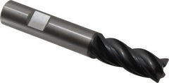 OSG - 5/8", 4 Flute, Single End, Solid Carbide, Corner Chamfer End Mill - 4-1/8" OAL, 35° Helix, Right Hand Flute, 1-5/8" LOC, Right Hand Cut - Americas Industrial Supply