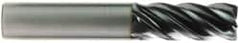 OSG - 1" Diam 5 Flute Solid Carbide 0.03" Corner Radius End Mill - Americas Industrial Supply