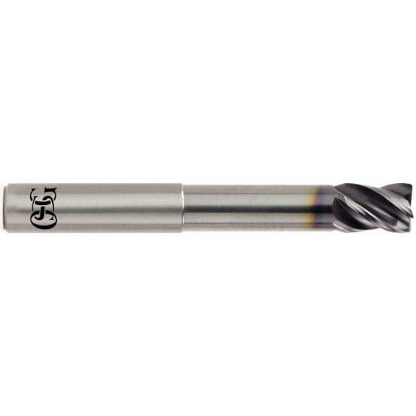 OSG - 1" Diam 4 Flute Solid Carbide 0.02" Chamfer Width Corner Chamfer End Mill - Americas Industrial Supply