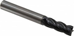 OSG - 5/8", 1-5/8" LOC, 5/8" Shank Diam, 5" OAL, 4 Flute, Solid Carbide Square End Mill - Single End, TiAlN Finish, Spiral Flute, 35° Helix, Centercutting, Right Hand Cut, Right Hand Flute, Series VG441 - Americas Industrial Supply