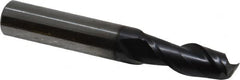 OSG - 11/32", 7/8" LOC, 3/8" Shank Diam, 2-1/2" OAL, 2 Flute, Solid Carbide Square End Mill - Single End, TiAlN Finish, Spiral Flute, 35° Helix, Centercutting, Right Hand Cut, Right Hand Flute, Series HP421 - Americas Industrial Supply
