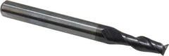 OSG - 7/32", 5/8" LOC, 1/4" Shank Diam, 2-1/2" OAL, 2 Flute, Solid Carbide Square End Mill - Single End, TiAlN Finish, Spiral Flute, 35° Helix, Centercutting, Right Hand Cut, Right Hand Flute, Series HP421 - Americas Industrial Supply