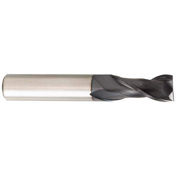 OSG - 22mm, 38mm LOC, 22mm Shank Diam, 102mm OAL, 2 Flute, Solid Carbide Square End Mill - Americas Industrial Supply
