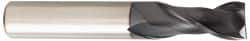 OSG - 9/16", 1-1/8" LOC, 9/16" Shank Diam, 3-1/2" OAL, 2 Flute, Solid Carbide Square End Mill - Single End, TiAlN Finish, Spiral Flute, 35° Helix, Centercutting, Right Hand Cut, Right Hand Flute, Series HP421 - Americas Industrial Supply