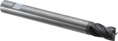 OSG - 3/4", 1" LOC, 3/4" Shank Diam, 7" OAL, 4 Flute, Solid Carbide Square End Mill - Single End, TiAlN Finish, Spiral Flute, 35° Helix, Centercutting, Right Hand Cut, Right Hand Flute, Series VG464 - Americas Industrial Supply