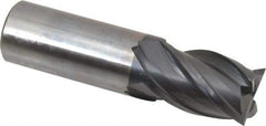 OSG - 1", 1-1/2" LOC, 1" Shank Diam, 4" OAL, 4 Flute, Solid Carbide Square End Mill - Single End, TiAlN Finish, Spiral Flute, 35° Helix, Centercutting, Right Hand Cut, Right Hand Flute, Series HP441 - Americas Industrial Supply