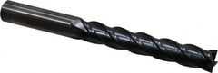 OSG - 1/2", 3" LOC, 1/2" Shank Diam, 5" OAL, 4 Flute, Solid Carbide Square End Mill - Single End, TiAlN Finish, Spiral Flute, 35° Helix, Centercutting, Right Hand Cut, Right Hand Flute, Series VG441 - Americas Industrial Supply