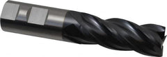 OSG - 1", 2-1/2" LOC, 1" Shank Diam, 5" OAL, 4 Flute, Solid Carbide Square End Mill - Single End, TiAlN Finish, Spiral Flute, 35° Helix, Centercutting, Right Hand Cut, Right Hand Flute, Series VG441 - Americas Industrial Supply