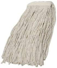 Ability One - 1-1/4" Medium Synthetic Cut End Mop Head - 4 Ply, Screw On Connection - Americas Industrial Supply