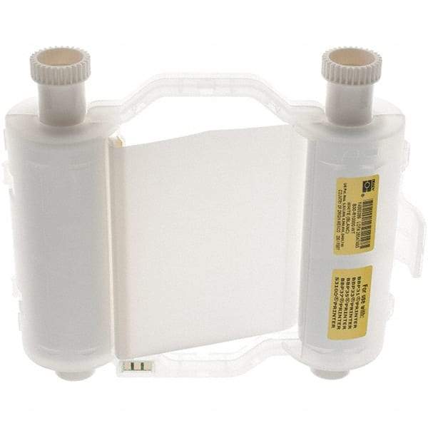 Brady - 2,400" Long, White Resin Ribbon Printer Ribbon - For BBP30 Label Printer, BBP33 Label Printer, BBP35 Multicolor Sign & Label Printer, BBP37 Color & Cut Sign & Label Printer, BradyPrinter S3100, BBP31 Sign & Label Printer - Americas Industrial Supply