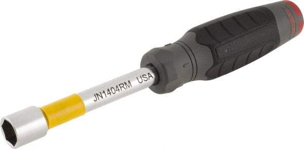 Proto - 14mm Hollow Shaft Nutdriver - Ergonomic Handle, 9-1/4" OAL - Americas Industrial Supply