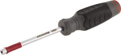 Proto - 4mm Hollow Shaft Nutdriver - Ergonomic Handle, 8-1/4" OAL - Americas Industrial Supply