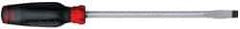Proto - 318mm OAL Keystone Slotted Screwdriver - 203mm Blade Length, Round Shank, Ergonomic Handle - Americas Industrial Supply