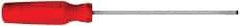 Proto - 184mm OAL Cabinet Slotted Screwdriver - 102mm Blade Length, Round Shank, Ergonomic Handle - Americas Industrial Supply