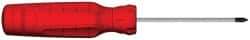 Proto - #0, 5-1/4" OAL, Standard Phillips Screwdriver - 2" Blade Length, Round Shank, Ergonomic Handle - Americas Industrial Supply