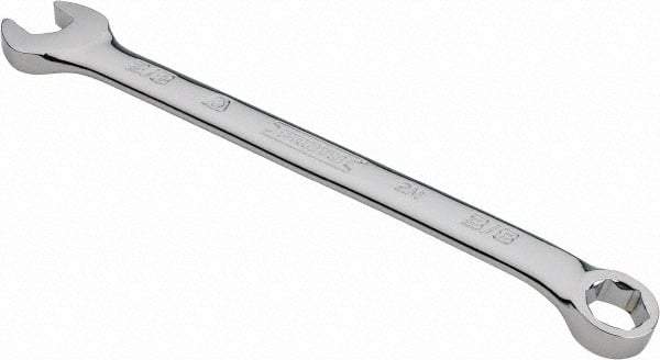 Proto - 3/8" 6 Point Combination Wrench - 15° Offset Angle, 6-1/4" OAL, Steel, Chrome Finish - Americas Industrial Supply