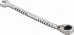 Combination Wrench: 4-59/64'' OAL, Steel, Chrome-Plated