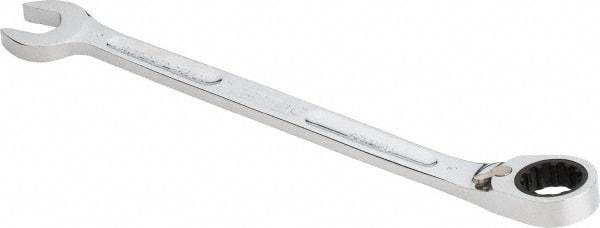 Proto - 19mm 12 Point Combination Wrench - 15° Head Angle, 11-15/32" OAL, Steel, Chrome Finish - Americas Industrial Supply