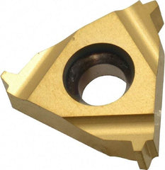 Hertel - 16ER External Right Hand 14 Acme Laydown Threading Insert - Grade HG330TR, TiC/TiN Coated Carbide - Americas Industrial Supply