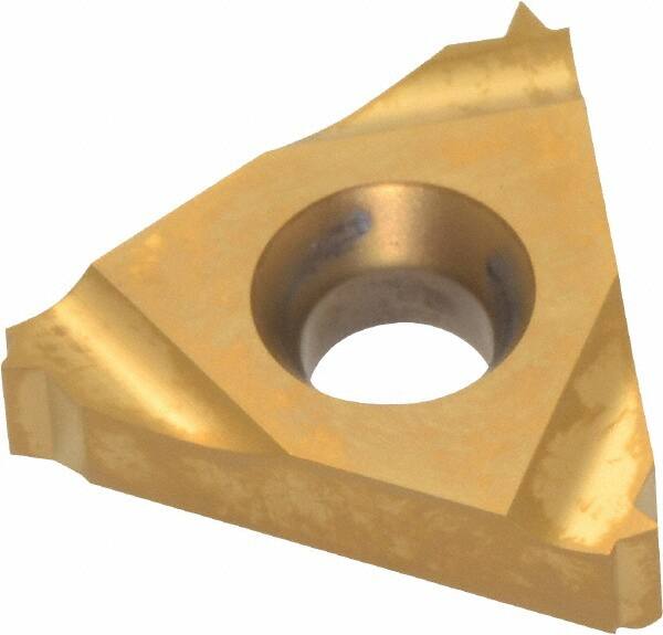 Hertel - 16IR Internal Right Hand 20 UN Laydown Threading Insert - Grade HG630TR, TiC/TiN Coated Carbide - Americas Industrial Supply