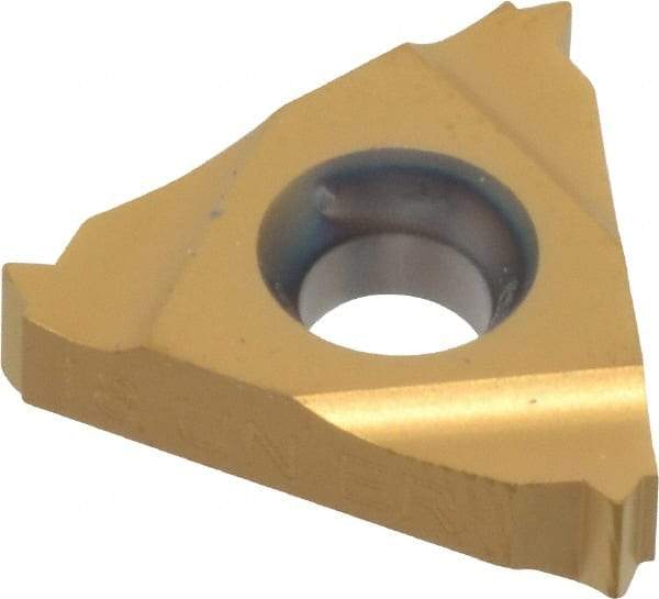 Hertel - 16ER External Right Hand 18 UN Laydown Threading Insert - Grade HG630TR, TiC/TiN Coated Carbide - Americas Industrial Supply
