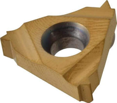 Hertel - 16IR Internal Right Hand 14 UN Laydown Threading Insert - Grade HG630TR, TiC/TiN Coated Carbide - Americas Industrial Supply