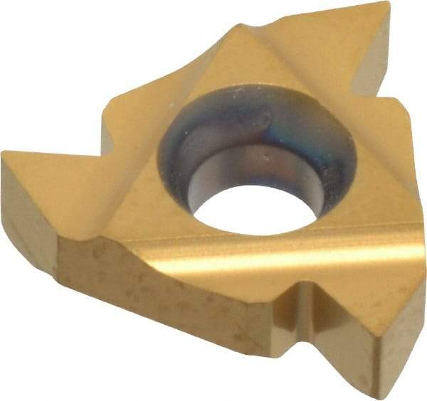 Hertel - 16ER External Right Hand 14-8 Partial Profile 60° Laydown Threading Insert - Grade HG630TR, TiC/TiN Coated Carbide - Americas Industrial Supply