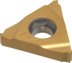 Hertel - 16ER External Right Hand 32 UN Laydown Threading Insert - Grade HG330TR, TiC/TiN Coated Carbide - Americas Industrial Supply