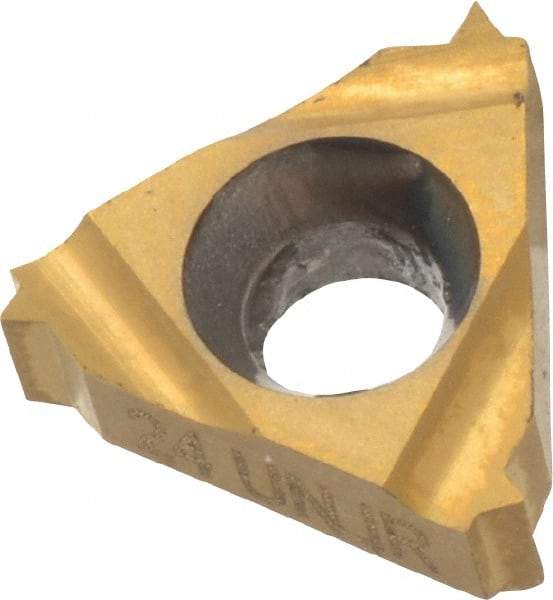 Hertel - 11IR Internal Right Hand 24 UN Laydown Threading Insert - Grade HG330TR, TiC/TiN Coated Carbide - Americas Industrial Supply