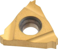 Hertel - 16ER External Right Hand 18 UN Laydown Threading Insert - Grade HG330TR, TiC/TiN Coated Carbide - Americas Industrial Supply
