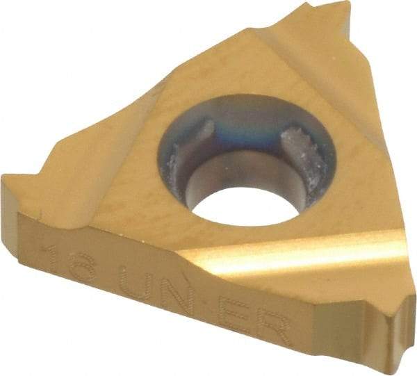 Hertel - 16ER External Right Hand 16 UN Laydown Threading Insert - Grade HG330TR, TiC/TiN Coated Carbide - Americas Industrial Supply