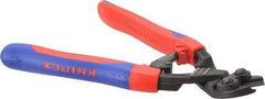 Knipex - 8" OAL, Bolt Cutter - 18mm Jaw Length x 33mm Jaw Width, 20° Angled Head, Ergo Dual Component Handle - Americas Industrial Supply