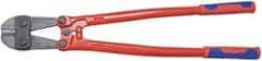Knipex - 24" OAL, 35mm Jaw Length x 80.5mm Jaw Width, Bolt Cutter Pliers - Standard Head, Steel Tube, Power-Coated Handles - Americas Industrial Supply