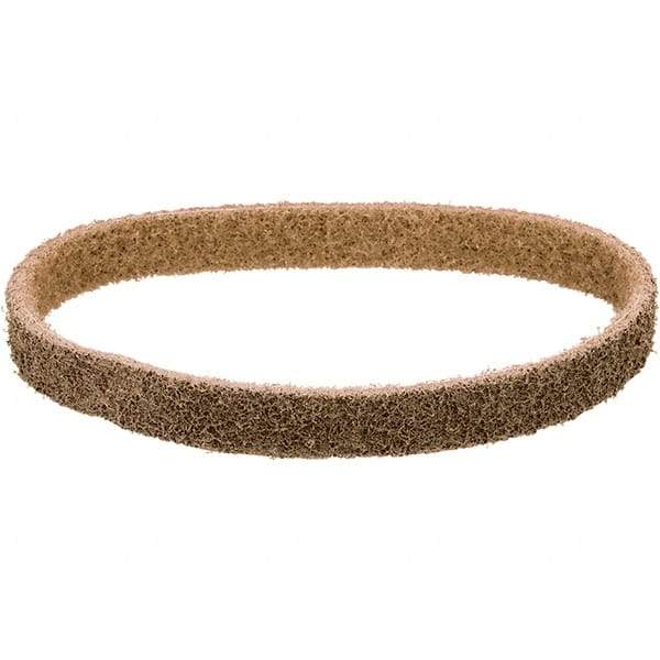 Dynabrade - 1" Wide x 18" OAL, Aluminum Oxide Abrasive Belt - Aluminum Oxide, Coarse, Nonwoven, Cloth Backing, Wet/Dry - Americas Industrial Supply