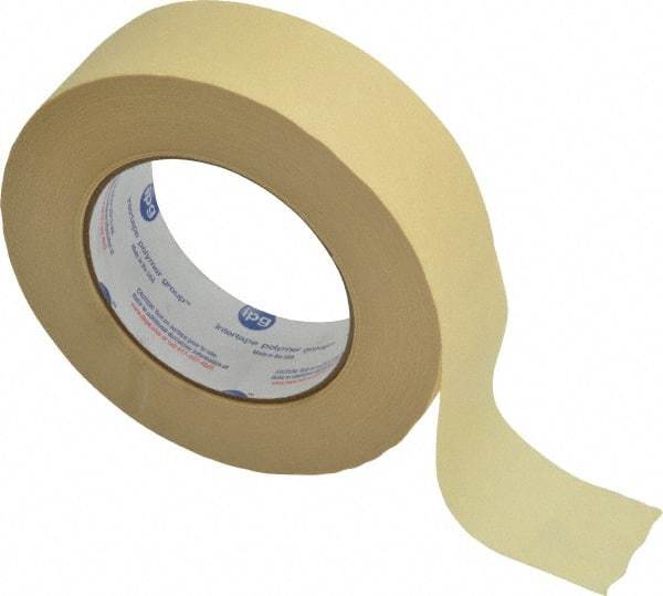 Intertape - 1-1/2" Wide x 60 Yd Long Tan Paper Masking Tape - Series 519, 6 mil Thick, 23 In/Lb Tensile Strength - Americas Industrial Supply