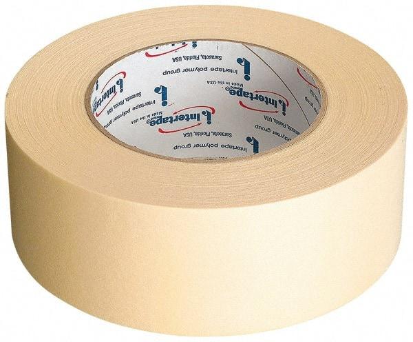 Intertape - 3" Wide x 60 Yd Long Tan Paper Masking Tape - Series 513, 5 mil Thick, 19 In/Lb Tensile Strength - Americas Industrial Supply