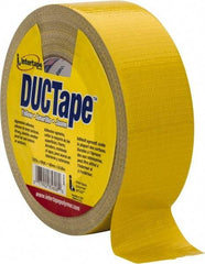 Intertape - 2" x 55m Yellow Duct Tape - 9 mil, Rubber Adhesive, Polyethylene Cloth Backing, 18 Lb/ln Tensile Strength, 32°F to 160°F, Series AC20 - Americas Industrial Supply