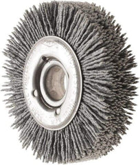 Osborn - 3" OD, 5/8" Arbor Hole, Nylon Wheel Brush - 7/8" Face Width, 5/8" Trim Length, 20,000 RPM - Americas Industrial Supply