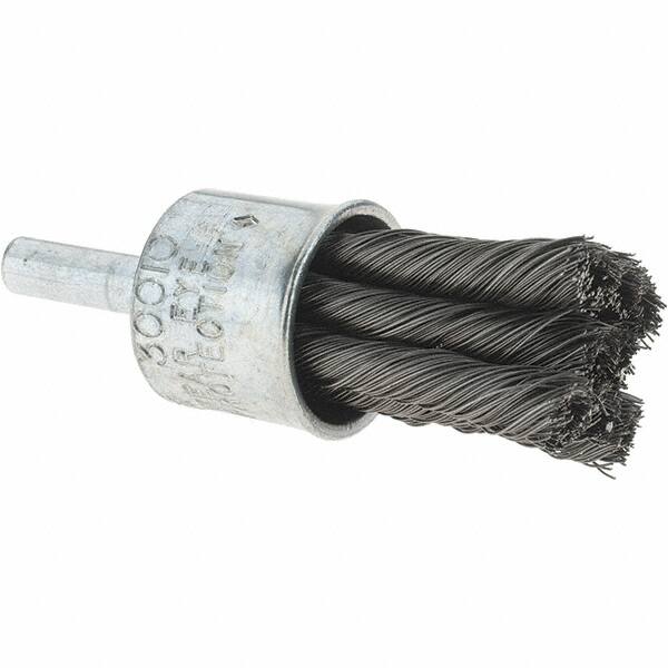 Osborn - 3/4" Brush Diam, Knotted, End Brush - 22,000 Max RPM - Americas Industrial Supply