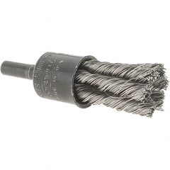 Osborn - 1/2" Brush Diam, Knotted, End Brush - 22,000 Max RPM - Americas Industrial Supply