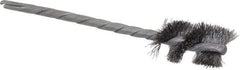 Osborn - 1" Long x 9/16" Diam Steel Internal Spiral Brush - Single Spiral, 3-1/2" OAL, 0.005" Wire Diam, 1/8" Shank Diam - Americas Industrial Supply