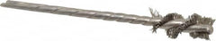 Osborn - 3/8" Diam Helical Stainless Steel Tube Brush - 0.008" Filament Diam, 1" Brush Length, 3-1/2" OAL, 1/8" Diam Shank - Americas Industrial Supply