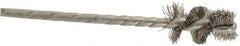 Osborn - 1/2" Diam Helical Stainless Steel Tube Brush - 0.008" Filament Diam, 1" Brush Length, 3-1/2" OAL, 1/8" Diam Shank - Americas Industrial Supply