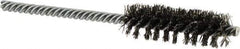 Osborn - 5/8" Diam Helical Steel Tube Brush - Double Spiral, 0.0104" Filament Diam, 2" Brush Length, 5" OAL, 0.208" Diam Shank - Americas Industrial Supply