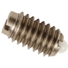 End Force Spring Plunger-Short - 0.75 lbs Initial End Force, 2.5 lbs Final End Force (10–32 Thread) - Americas Industrial Supply