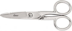 Clauss - 2" LOC, 5-1/4" OAL Scissors - Steel Handle, For Paper, Fabric - Americas Industrial Supply